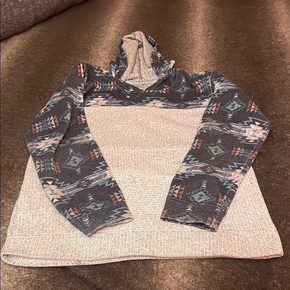 Cozy Patterned Kids Hoodie